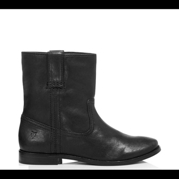 frye anna short leather boot